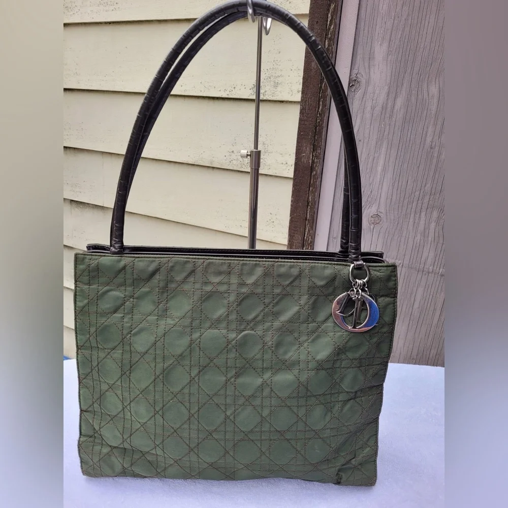 Sold❌AUTHENTIC Vintage CD Nylon Shoulder Bag - Picture 3 of 15